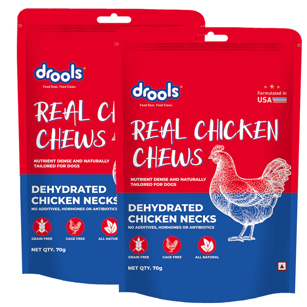 Drools Dehydrated Real Chicken Necks Chews Treat for Dogs - Image 3