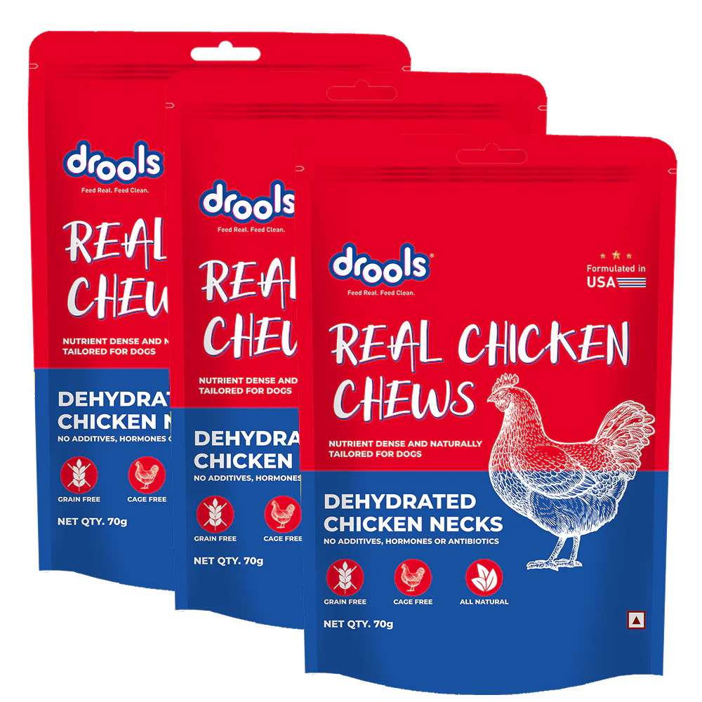 Drools Dehydrated Real Chicken Necks Chews Treat for Dogs - Image 4