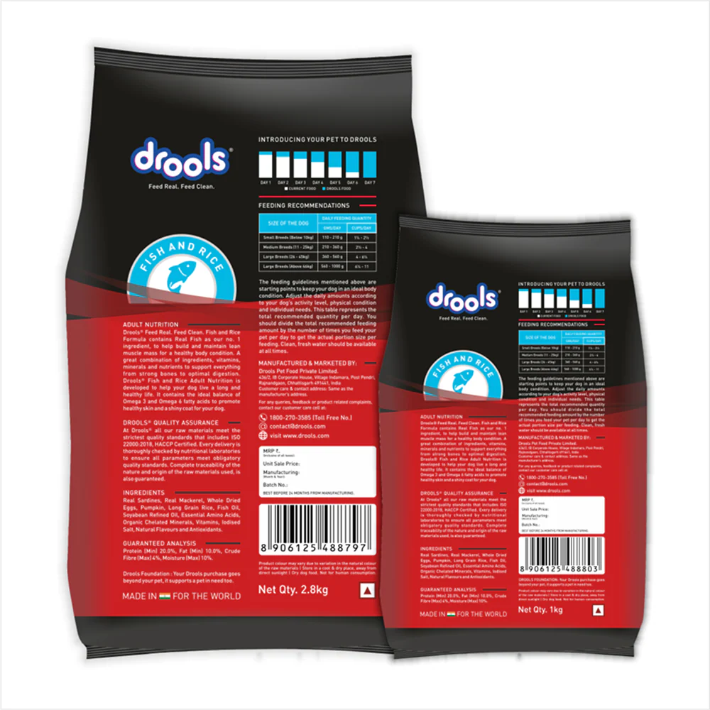 Drools Fish and Rice Adult Dog Dry Food - Image 9