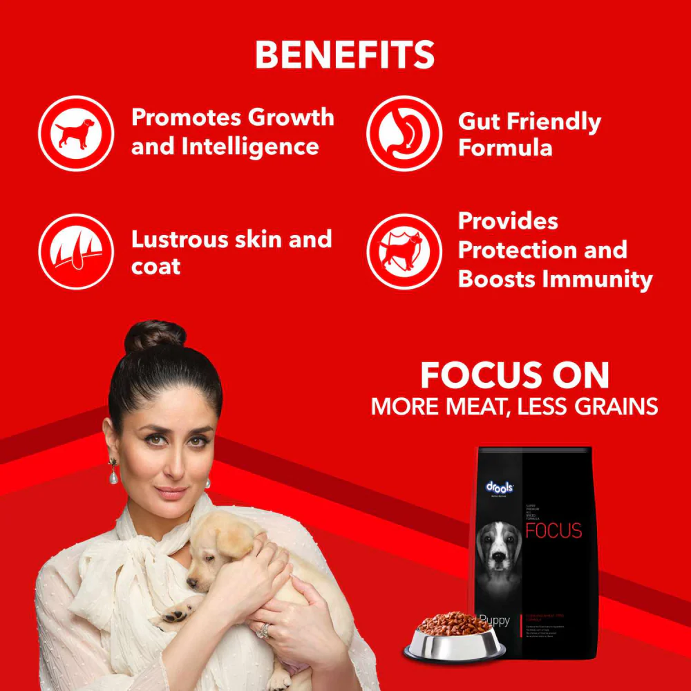 Drools Focus Super Puppy and Absolute Calcium Bone Jar Dog Dry Food Combo - Image 9
