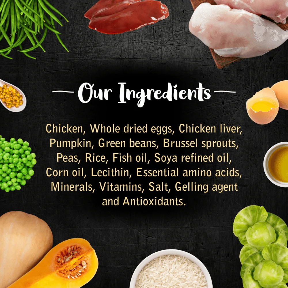Drools Gourmet Bites Sanjeev Kapoor Recipe Very Veggie Chicken Adult Dog Wet Food - Image 5