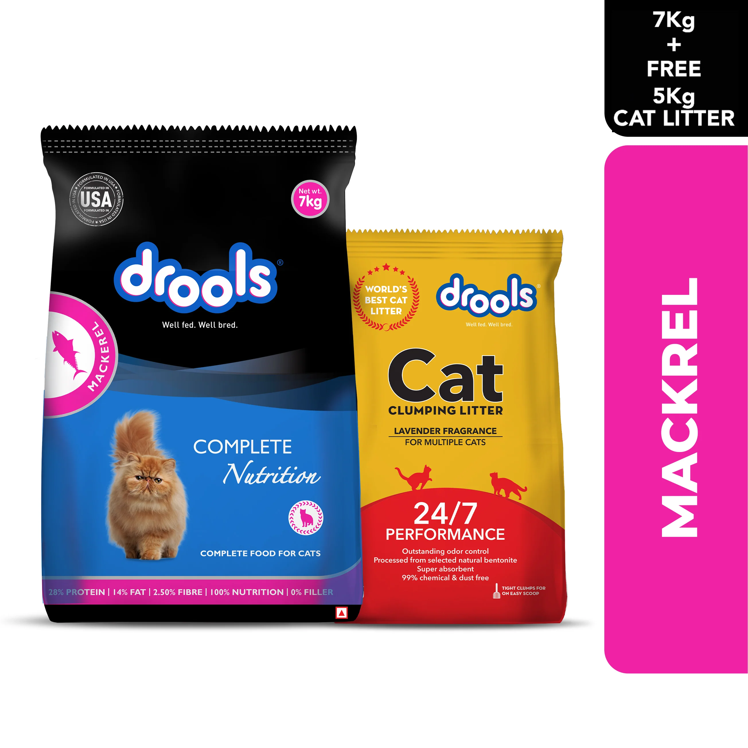 Drools Mackerel Adult Cat Dry Food - Image 9