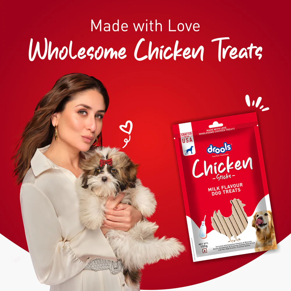 Drools Milk Flavour Chicken Sticks Treat for Dogs - Image 3