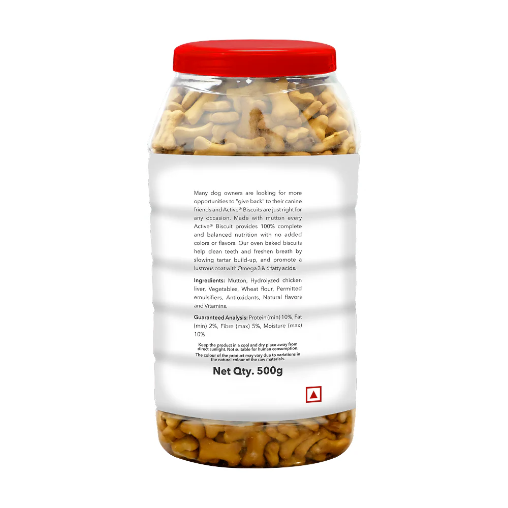 Active Mutton & Vegetable Flavour Biscuit Dog Treats (Buy 1 Get 1) - Image 7