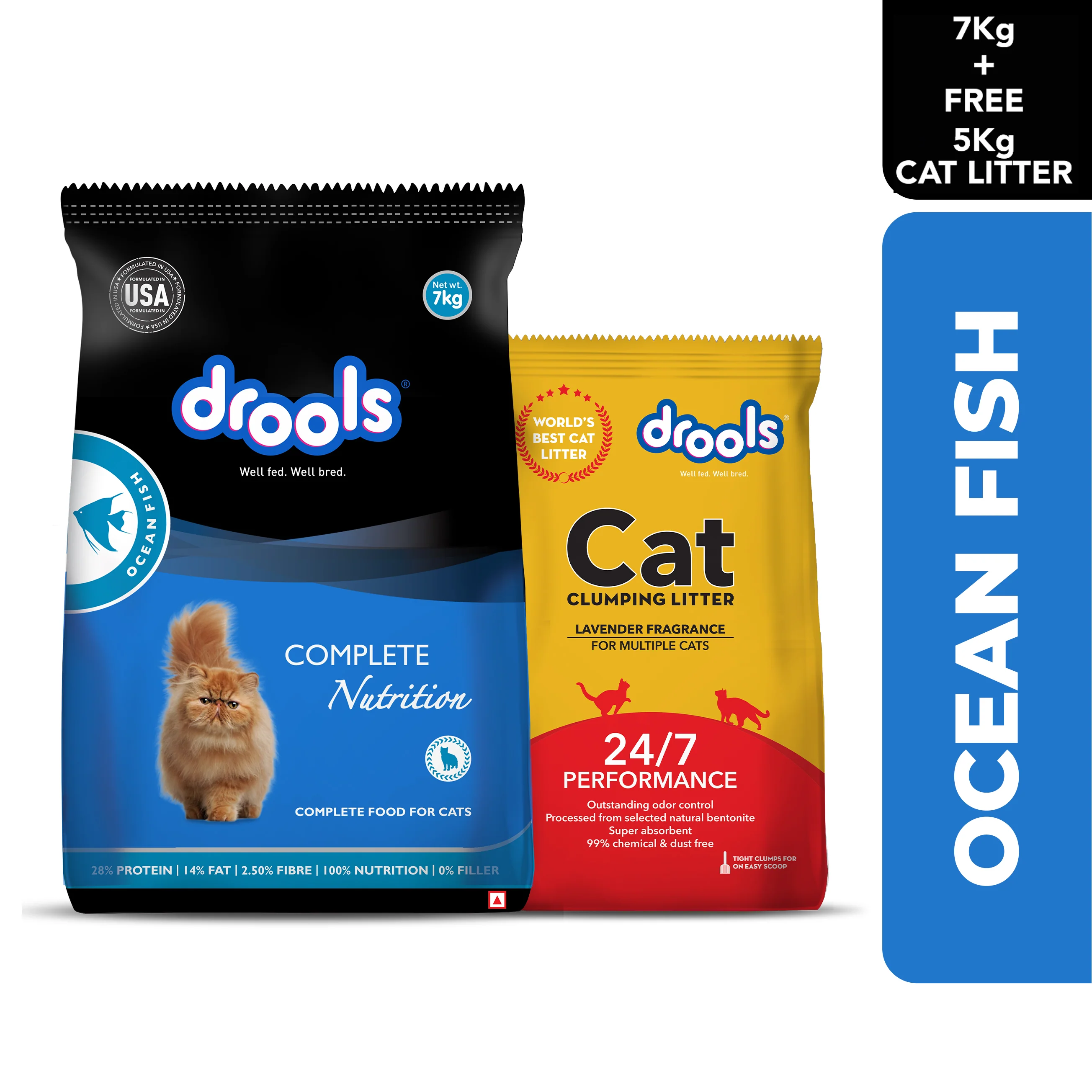 Drools Ocean Fish Adult Cat Dry Food - Image 12