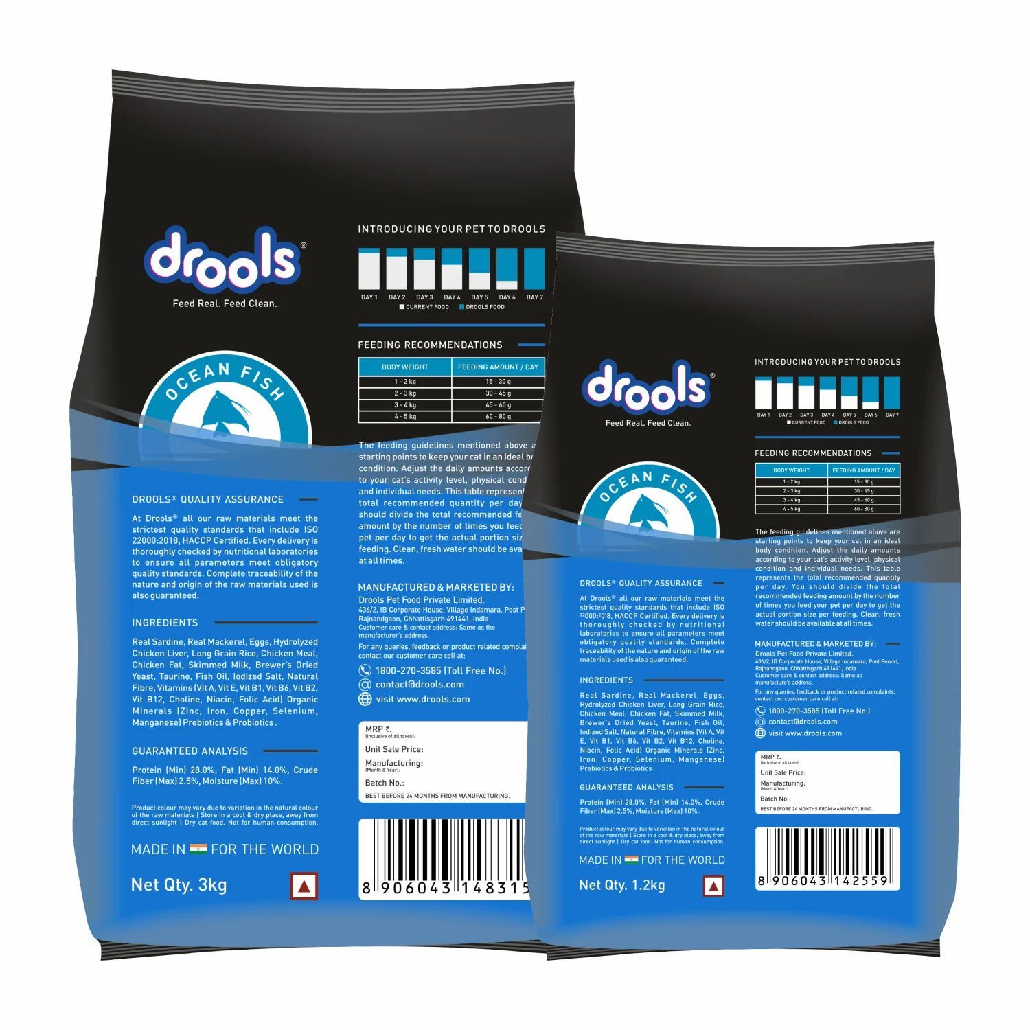 Drools Ocean Fish Adult Cat Dry Food - Image 7