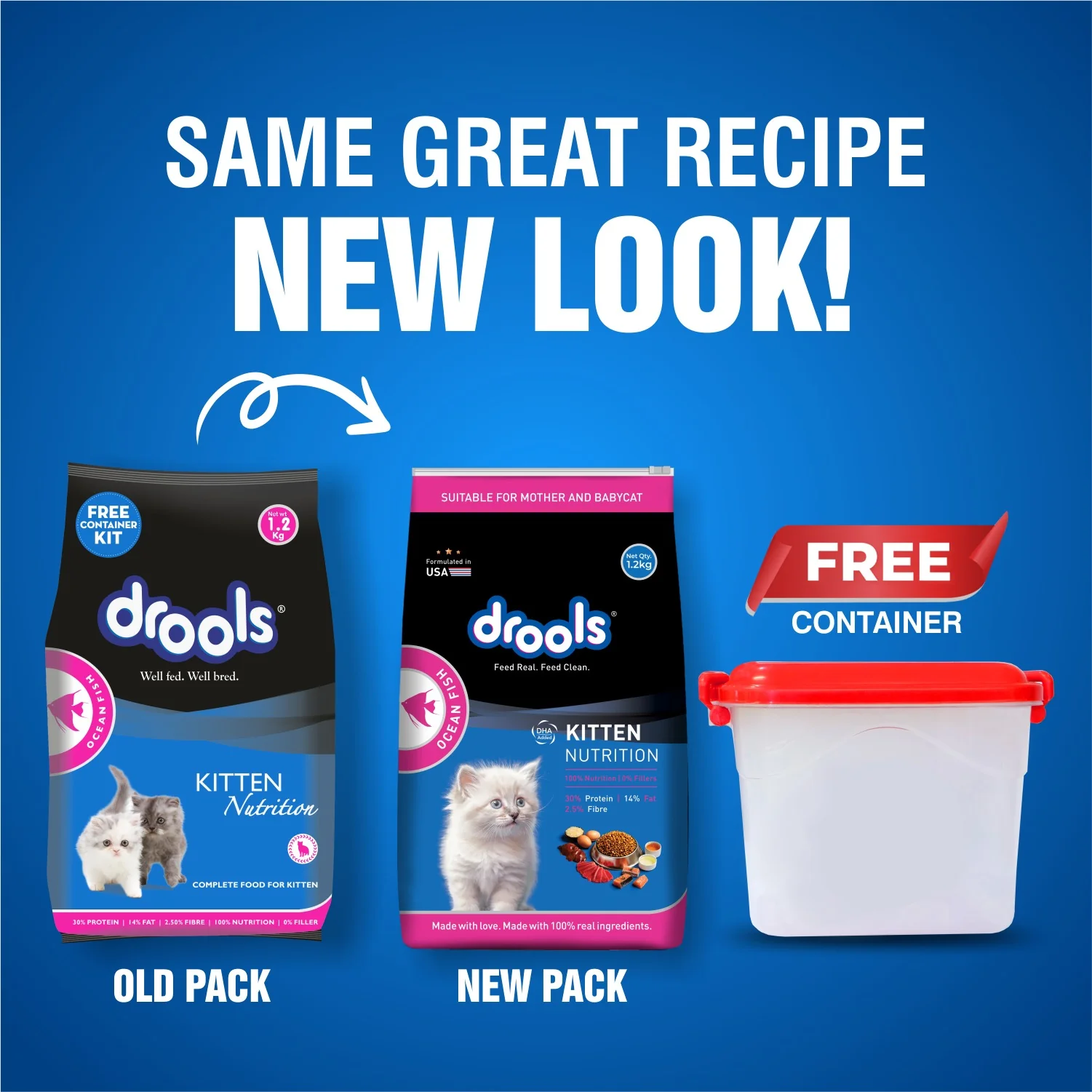 Drools Ocean Fish Kitten Cat Dry Food - Image 14