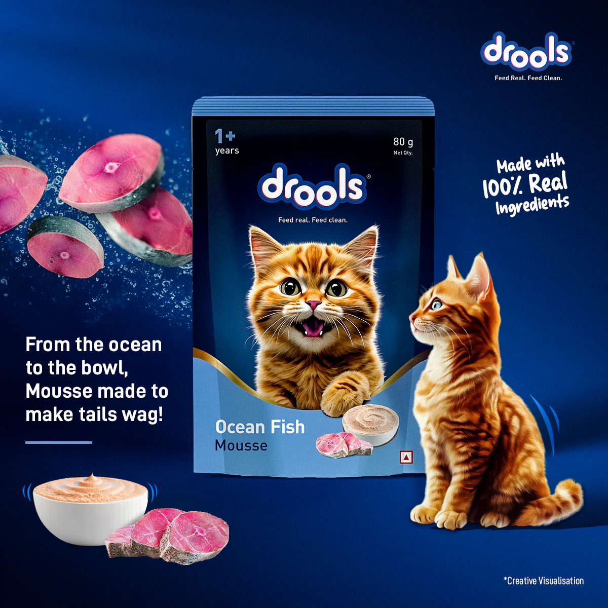 Drools Ocean Fish Mousse Adult Cat Wet Food - Image 8