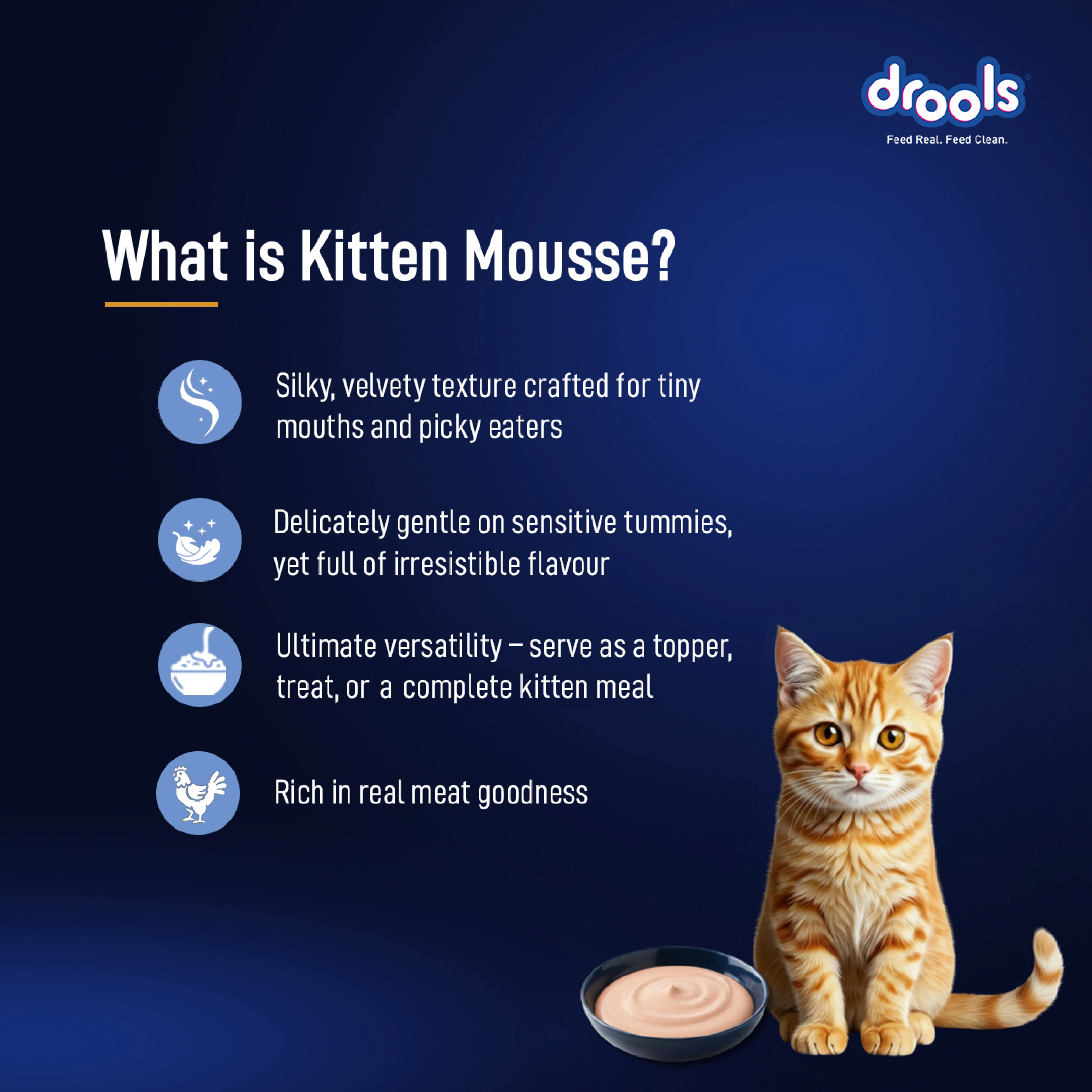 Drools Ocean Fish Mousse Kitten Cat Wet Food - Image 8