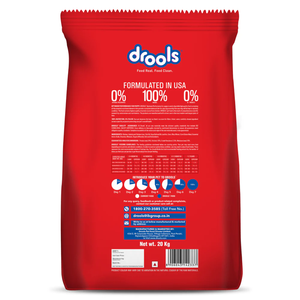 Drools Optimum Performance Puppy Dog Dry Food - Image 6