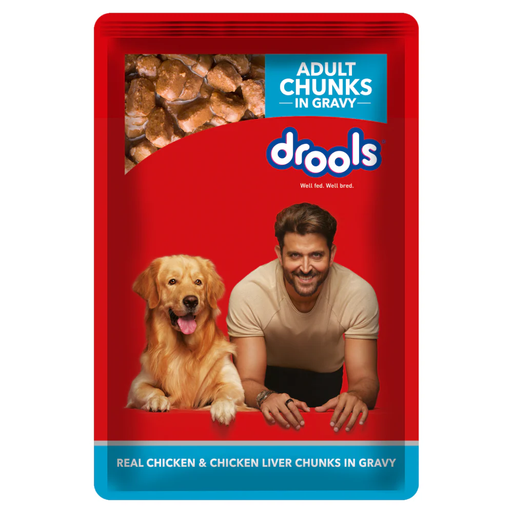 Drools Real Chicken & Chicken Liver Chunks in Gravy Adult Dog Wet Food (60g) - Image 7