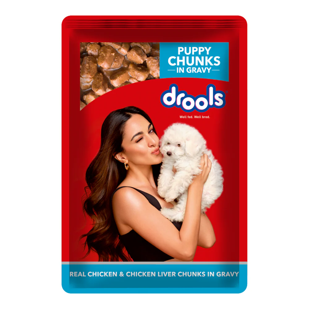 Drools Real Chicken & Chicken Liver Chunks in Gravy Puppy Dog Wet Food (60g) - Image 6