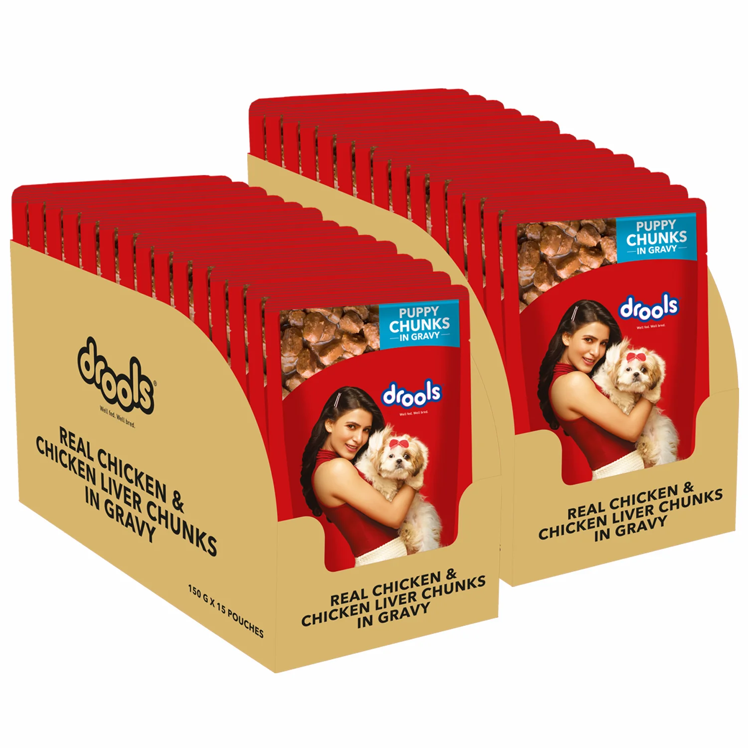 Drools Real Chicken & Chicken Liver Chunks in Gravy Puppy Dog Wet Food - Image 24