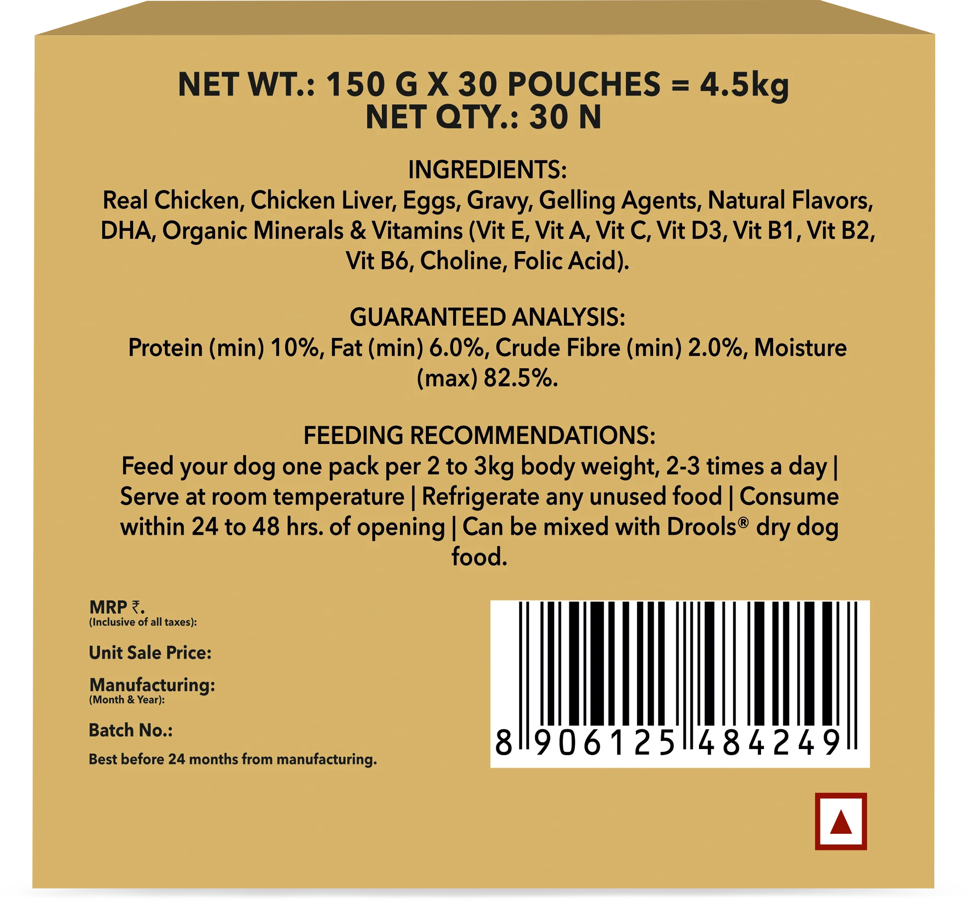 Drools Real Chicken & Chicken Liver Chunks in Gravy Puppy Dog Wet Food - Image 8