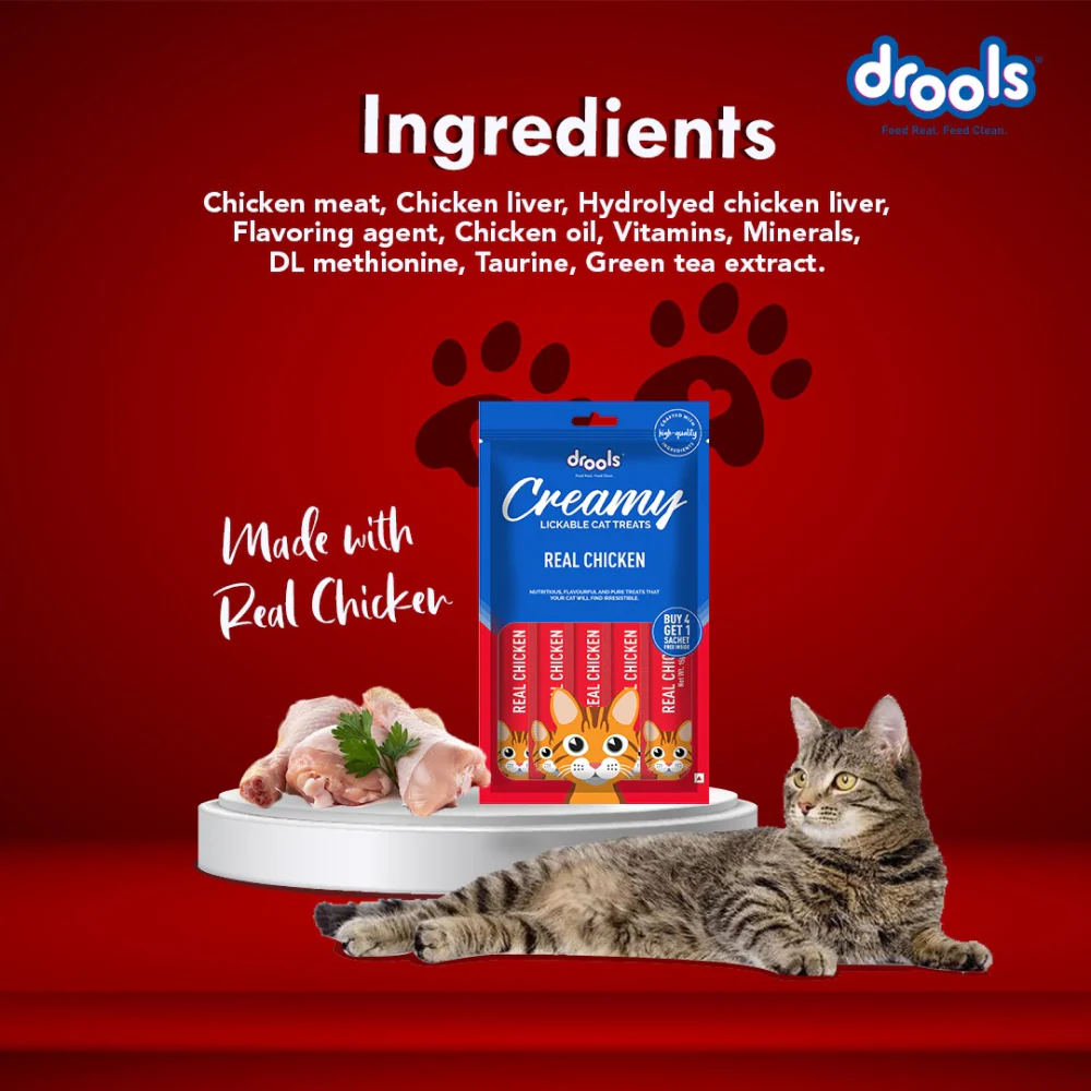 Drools Real Chicken Creamy Cat Treats - Image 5