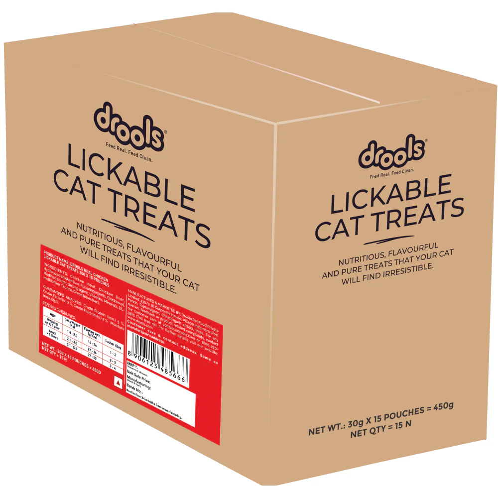 Drools Real Chicken Creamy Lickable Cat Treats - Image 3