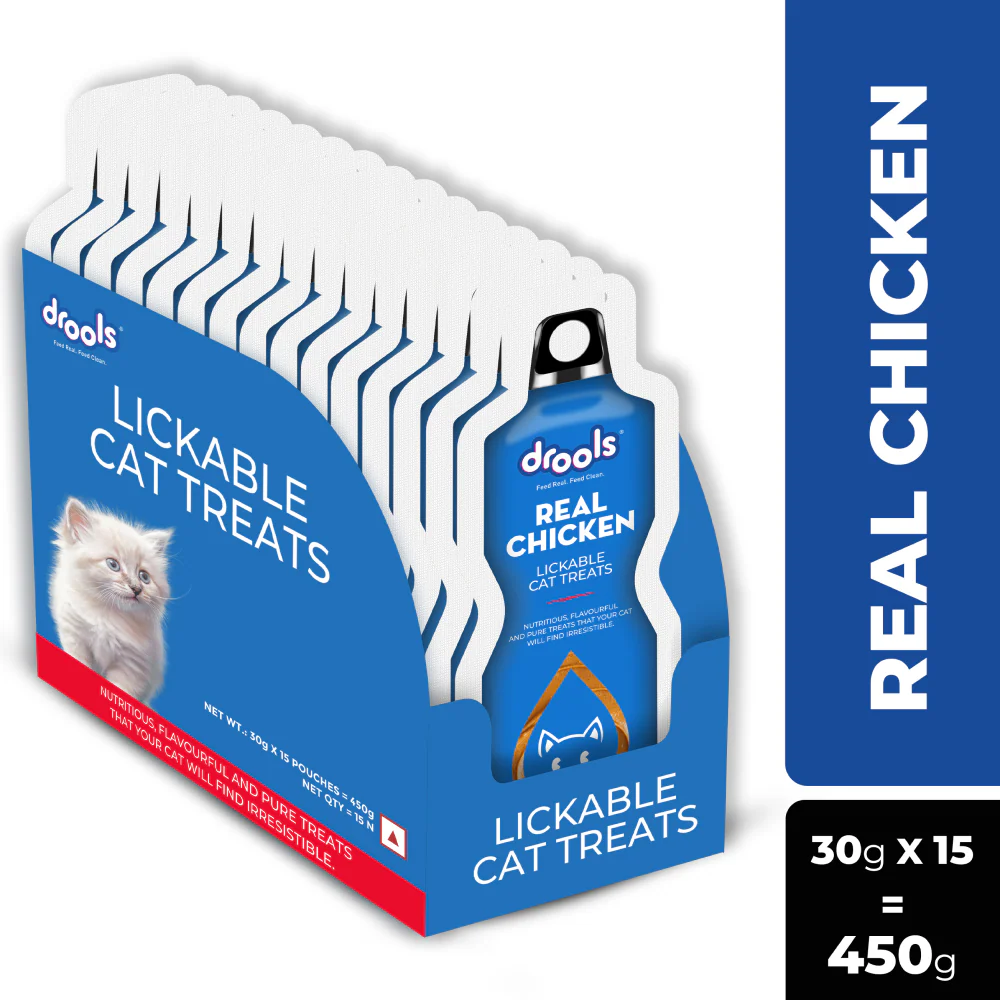 Drools Real Chicken Creamy Lickable Cat Treats - Image 4
