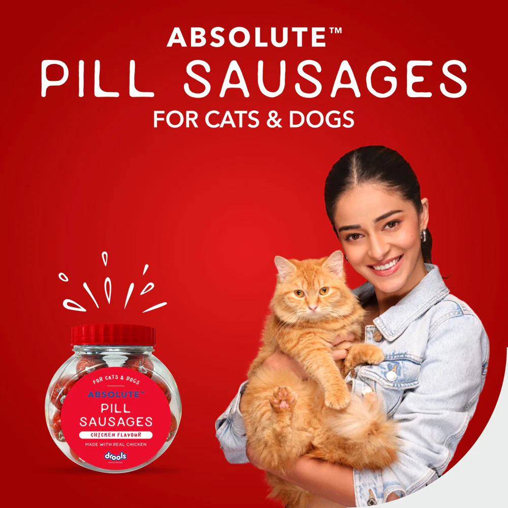 Drools Real Chicken Pill Sausage Treats for Dogs and Cats(Jar) - Image 8