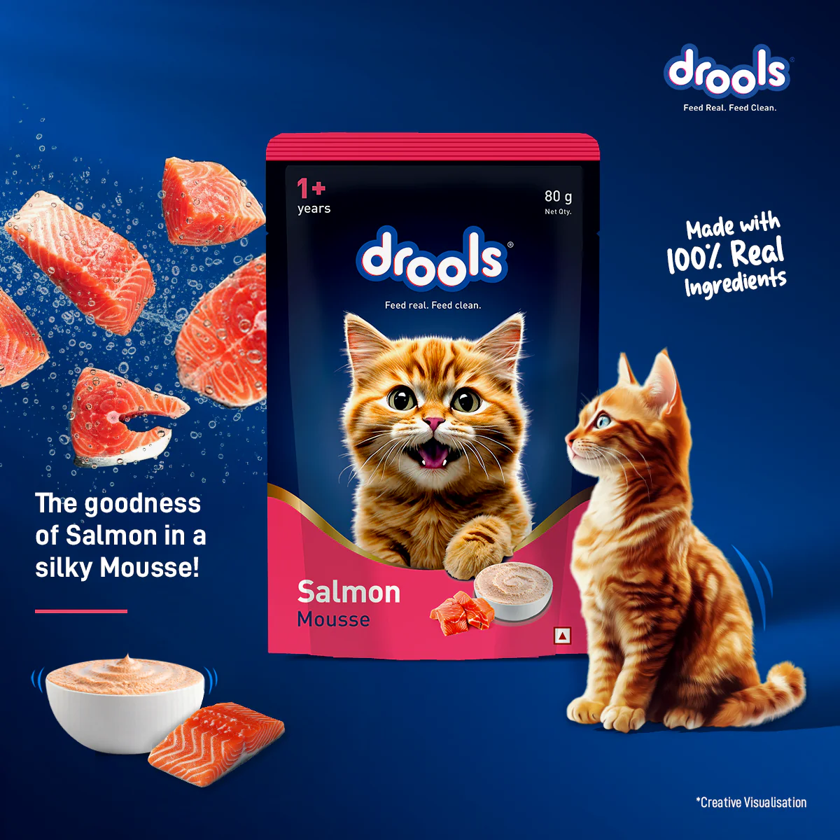 Drools Salmon Mousse Adult Cat Wet Food - Image 5