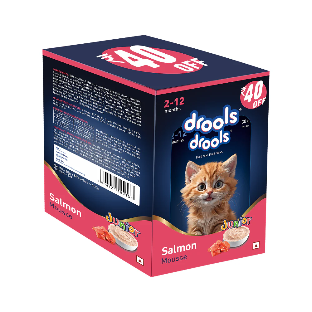 Drools Salmon Mousse Kitten Cat Wet Food - Image 10
