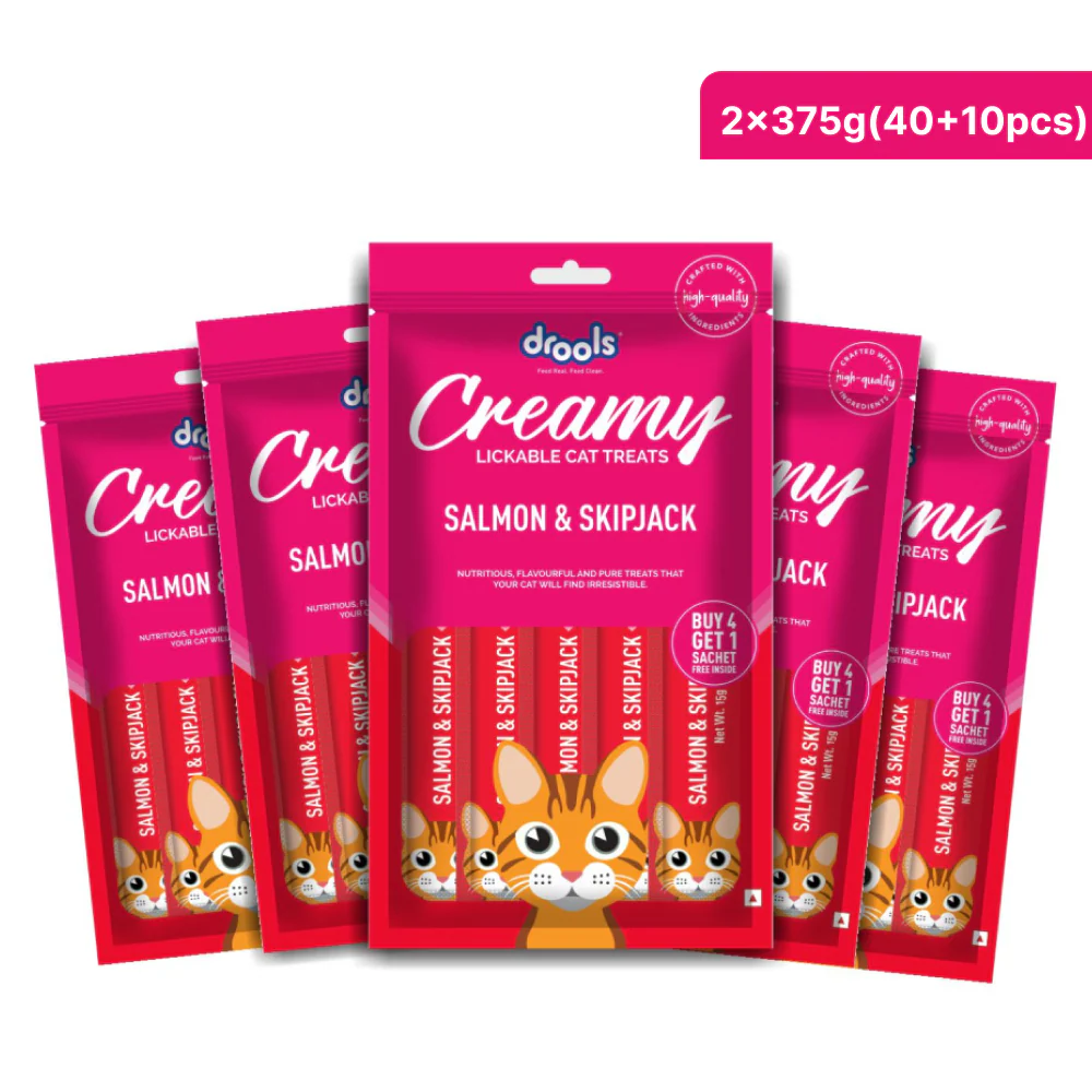 Drools Salmon & Skipjack Creamy Cat Treats - Image 12