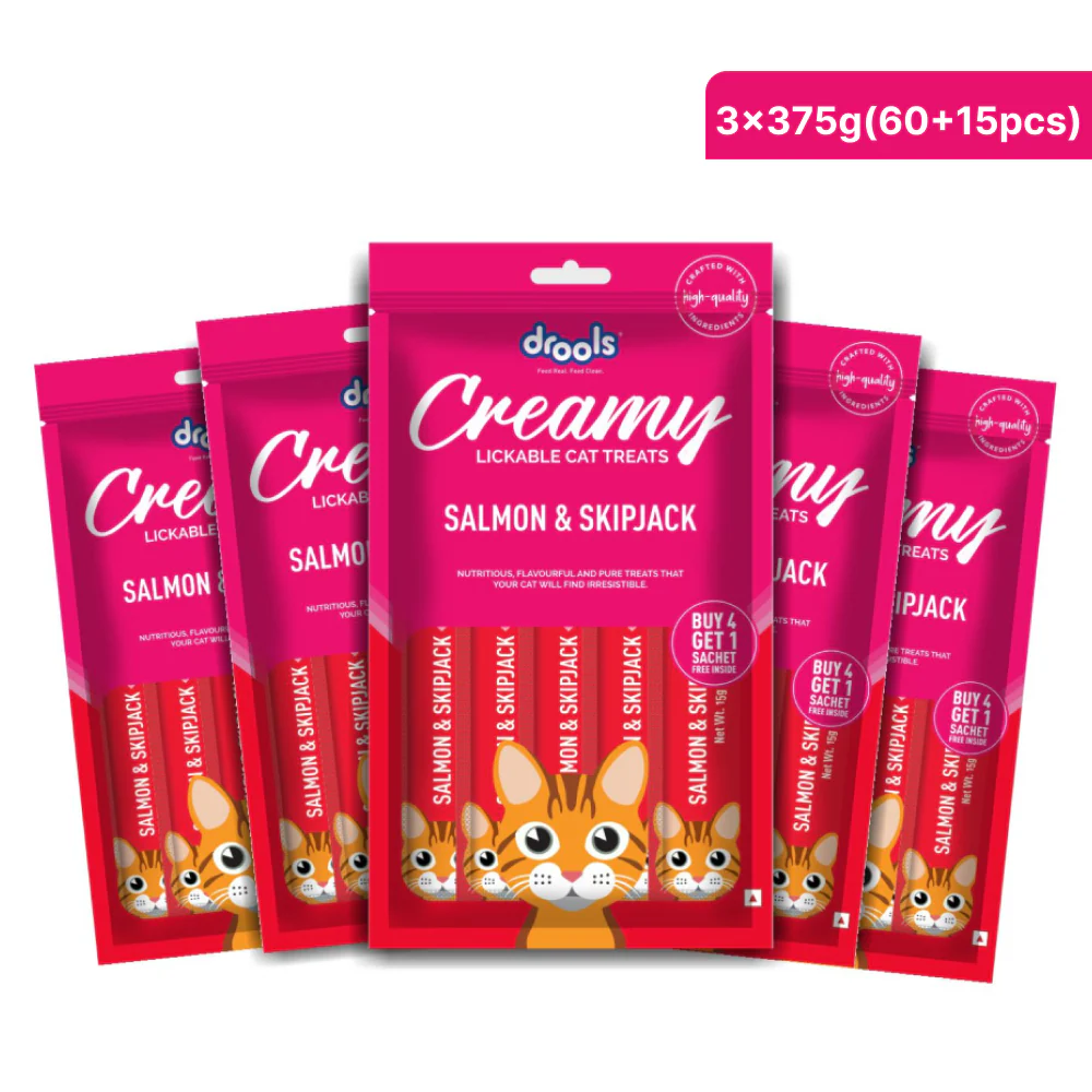 Drools Salmon & Skipjack Creamy Cat Treats - Image 13
