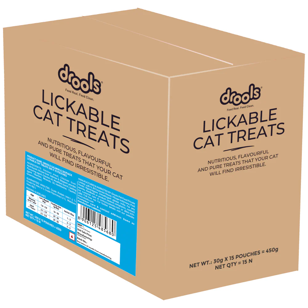 Drools Salmon & Skipjack Creamy Lickable Cat Treats - Image 3