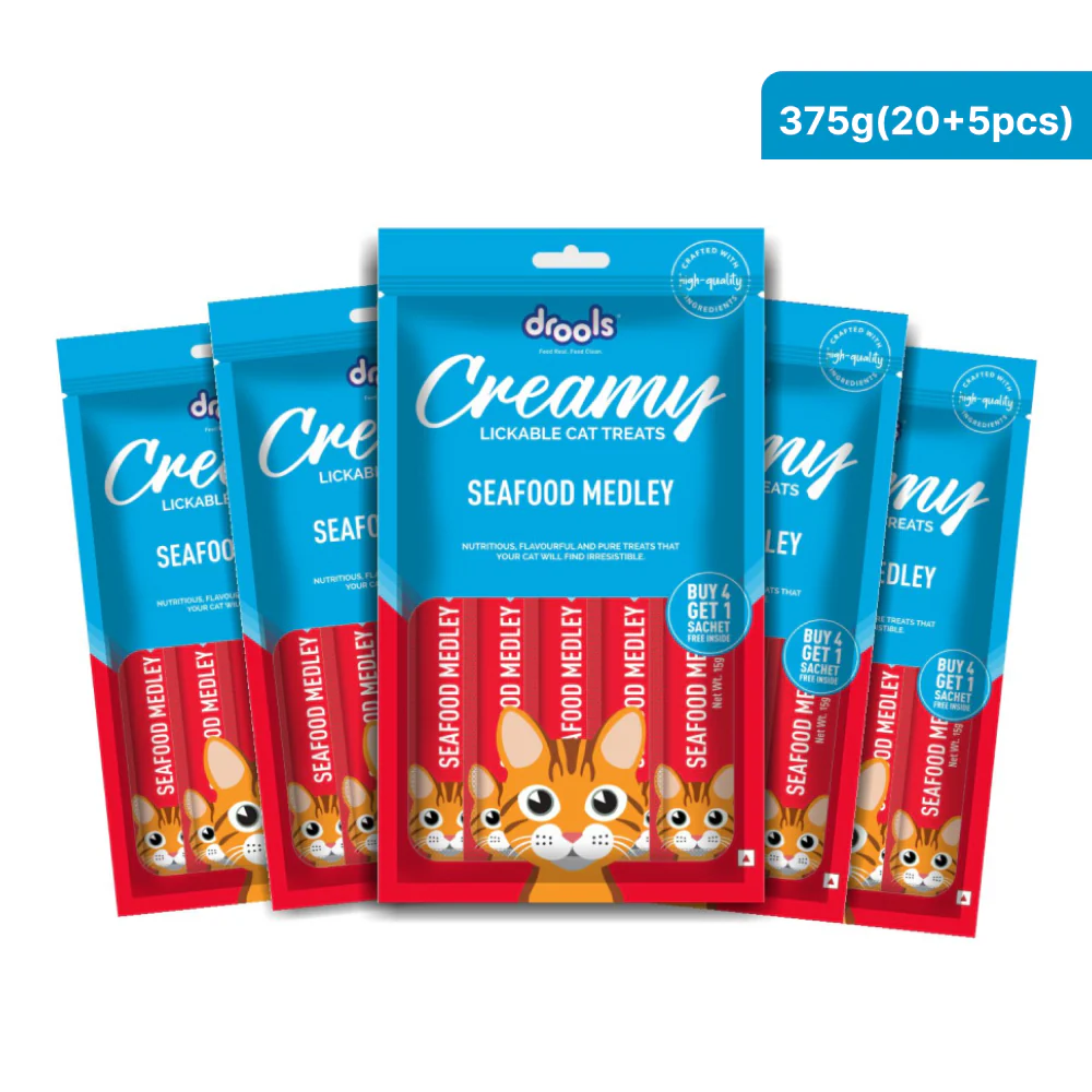Drools Seafood Medley Creamy Cat Treats - Image 8