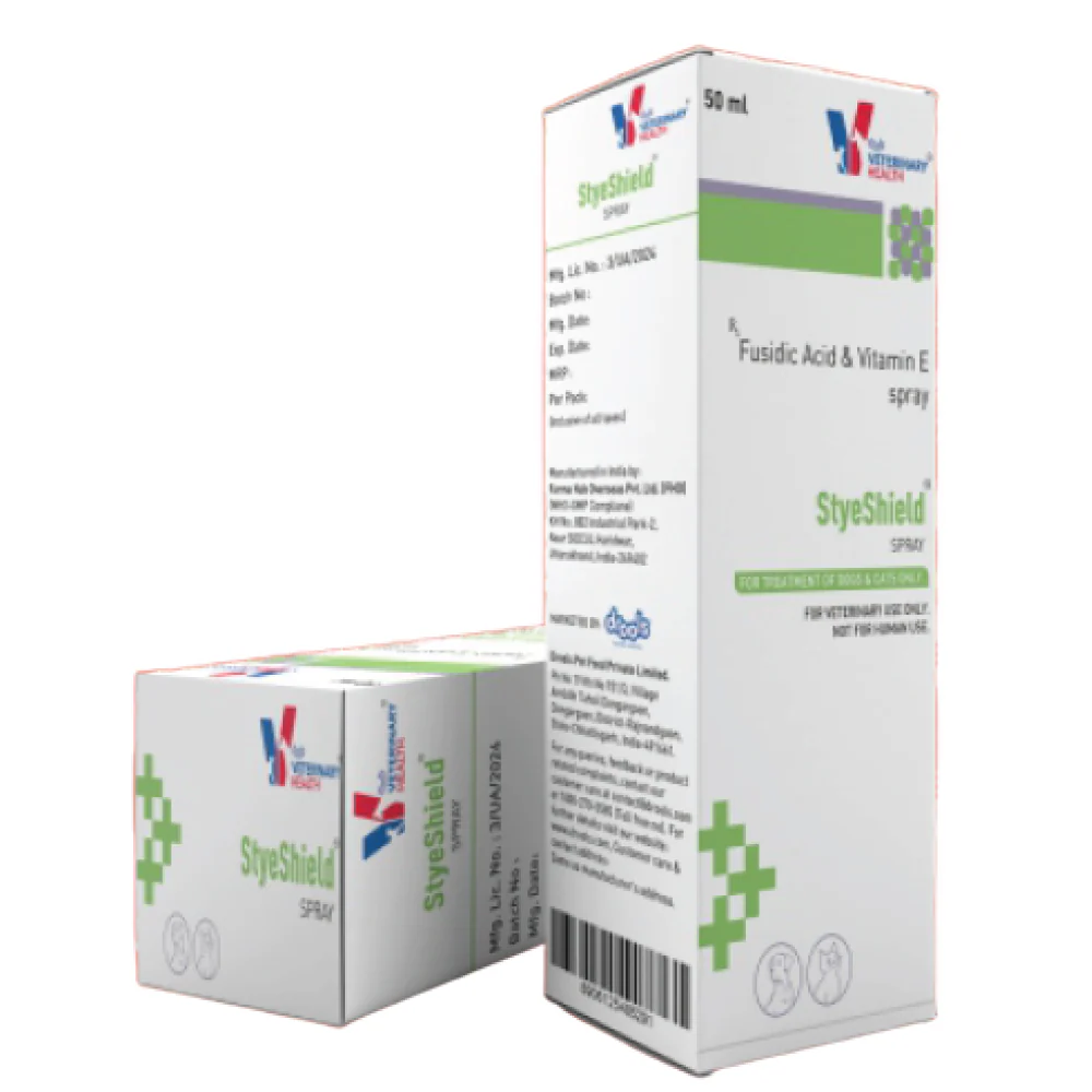 Drools StyeShield Spray (Fusidic Acid & Vitamin E Spray) for Dogs and Cats 50ml