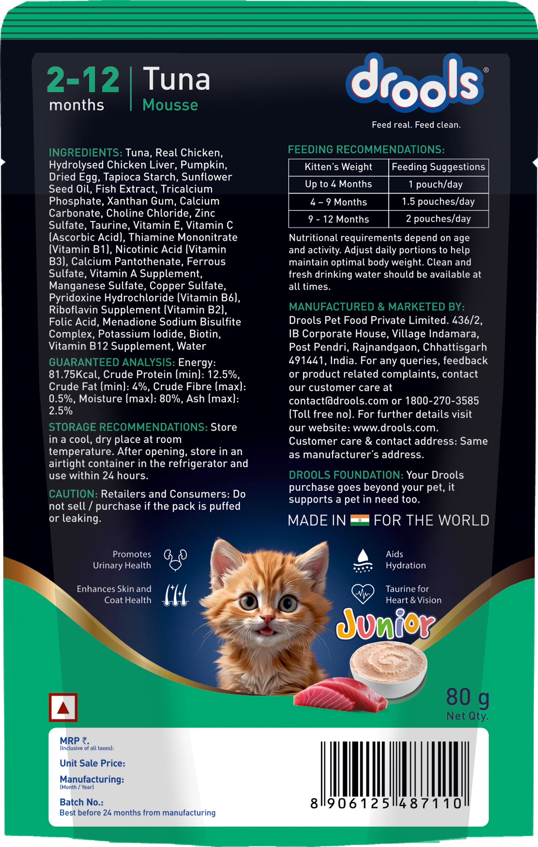 Drools Tuna Mousse Kitten Cat Wet Food - Image 8