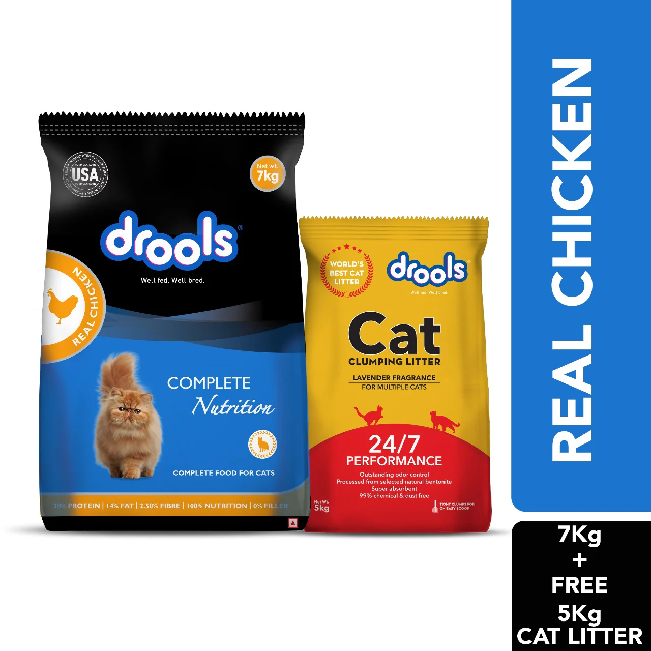 Drools Tuna & Salmon Adult Dry Cat Food - Image 12