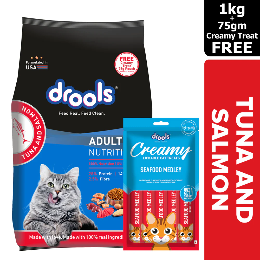 Drools Tuna & Salmon Adult Dry Cat Food - Image 13