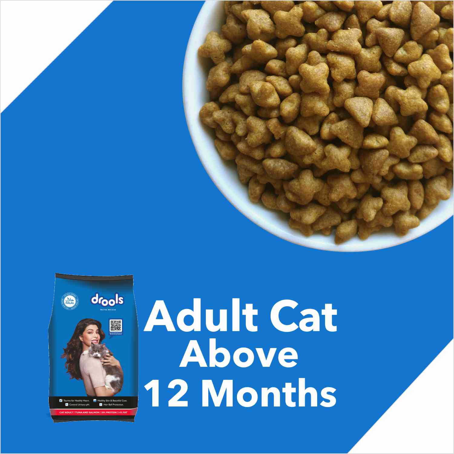 Drools Tuna & Salmon Adult Dry Cat Food - Image 4