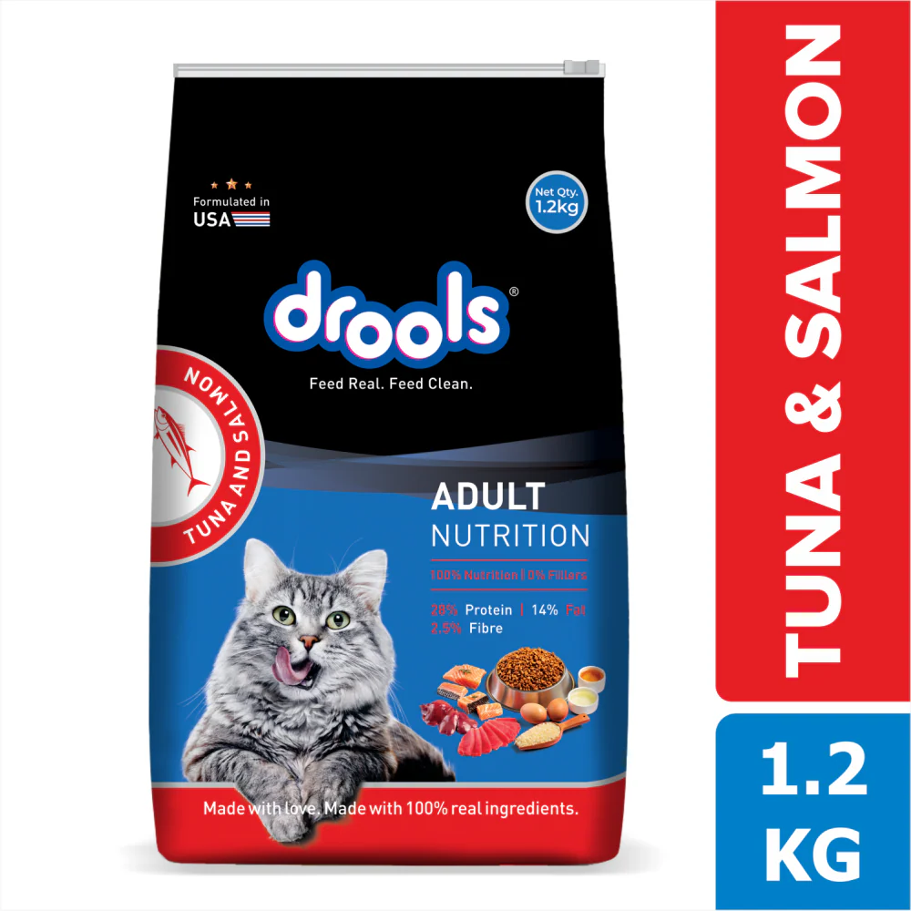 Drools Tuna & Salmon Adult Dry Cat Food - Image 9