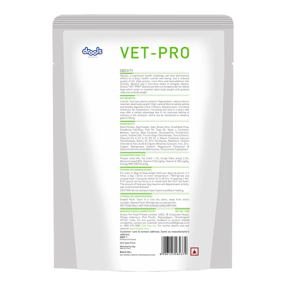 Drools VET PRO Obesity Pet Wet Food for Dogs - Image 2