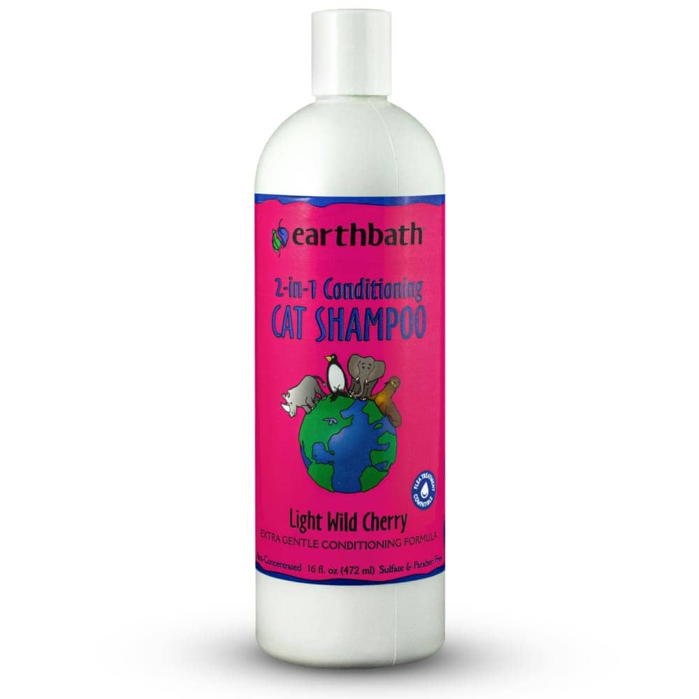 EarthBath 2 in 1 Conditioning Cat Shampoo Light Wild Cherry - Image 2