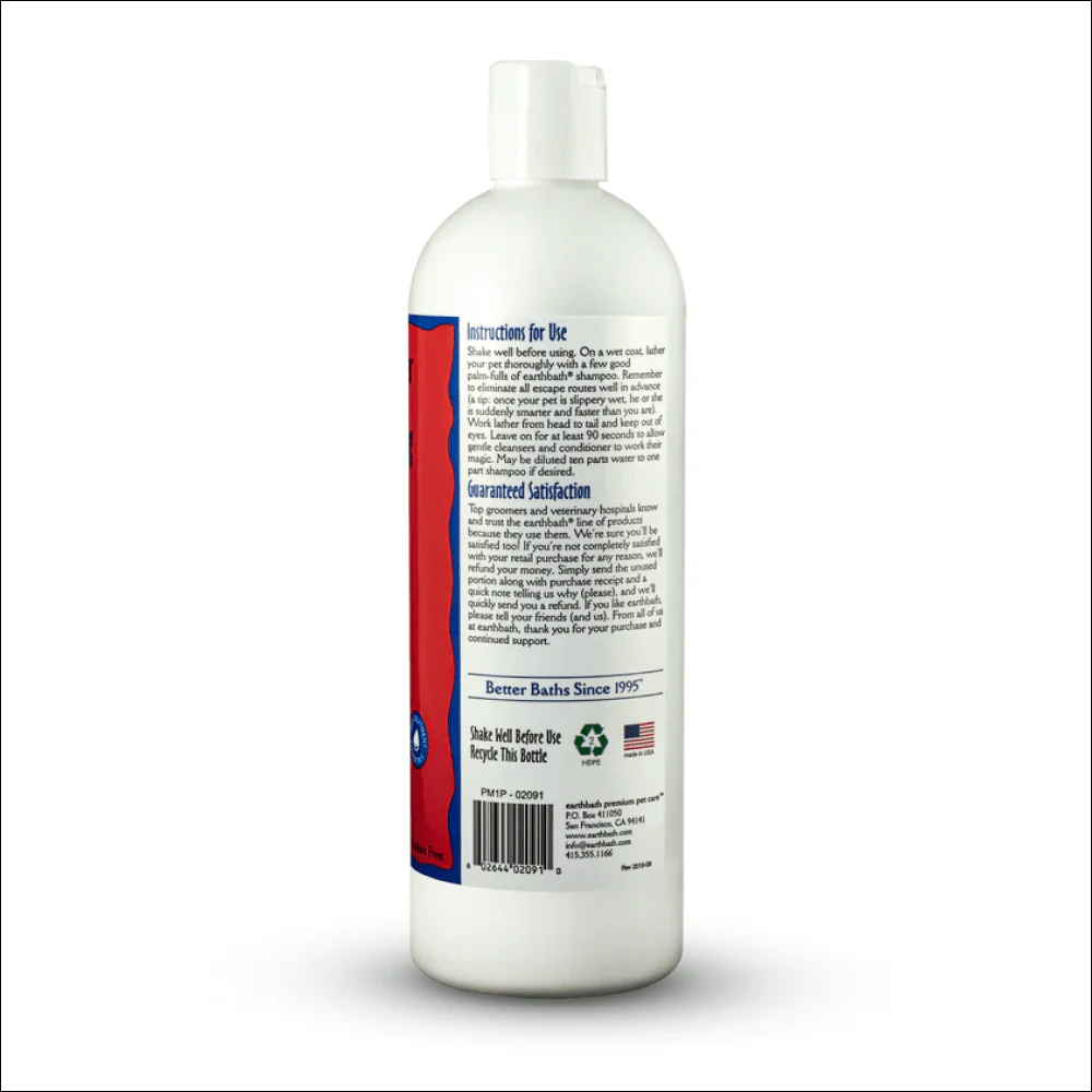 EarthBath 2 in 1 Conditioning Shampoo Mango Tango Long Coat for Dogs and Cats - Image 4