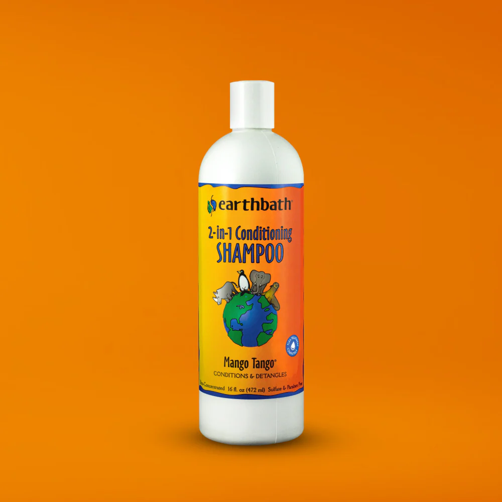 EarthBath 2 in 1 Conditioning Shampoo Mango Tango Long Coat for Dogs and Cats - Image 6