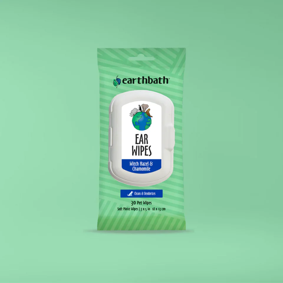 Earthbath Botanical Fresh Cucumber and Chamomile Ear Wipes - Image 2