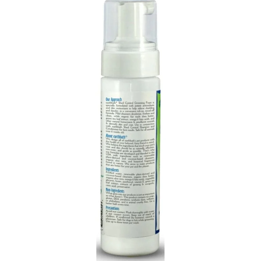 EarthBath Green Tea & Awapuhi Shed Control Foam for Dogs - Image 3