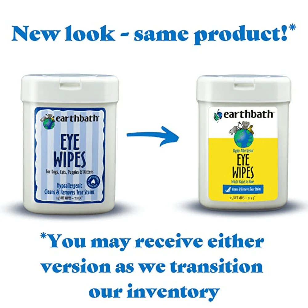 EarthBath Hypoallergenic Fragrance Free Eye Wipes for Dogs and Cats - Image 3