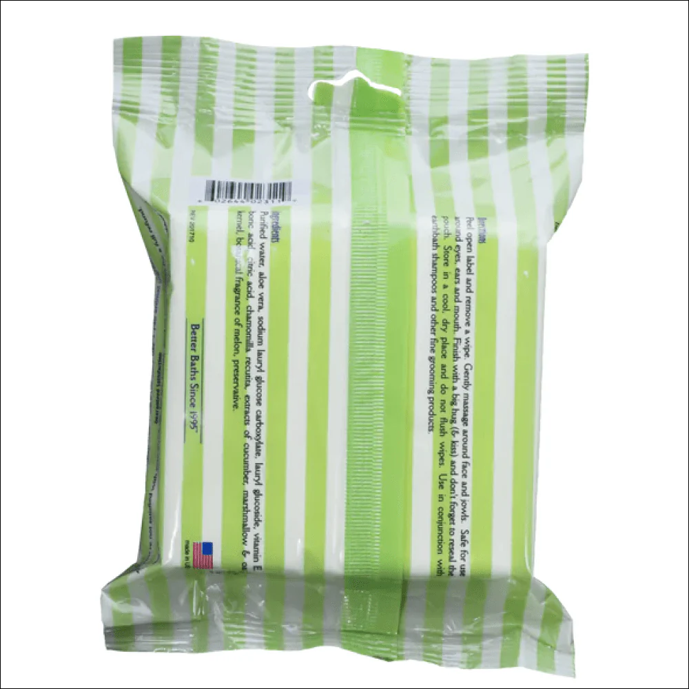 EarthBath Hypoallergenic Fragrance Free Facial Wipes for Dogs and Cats - Image 2