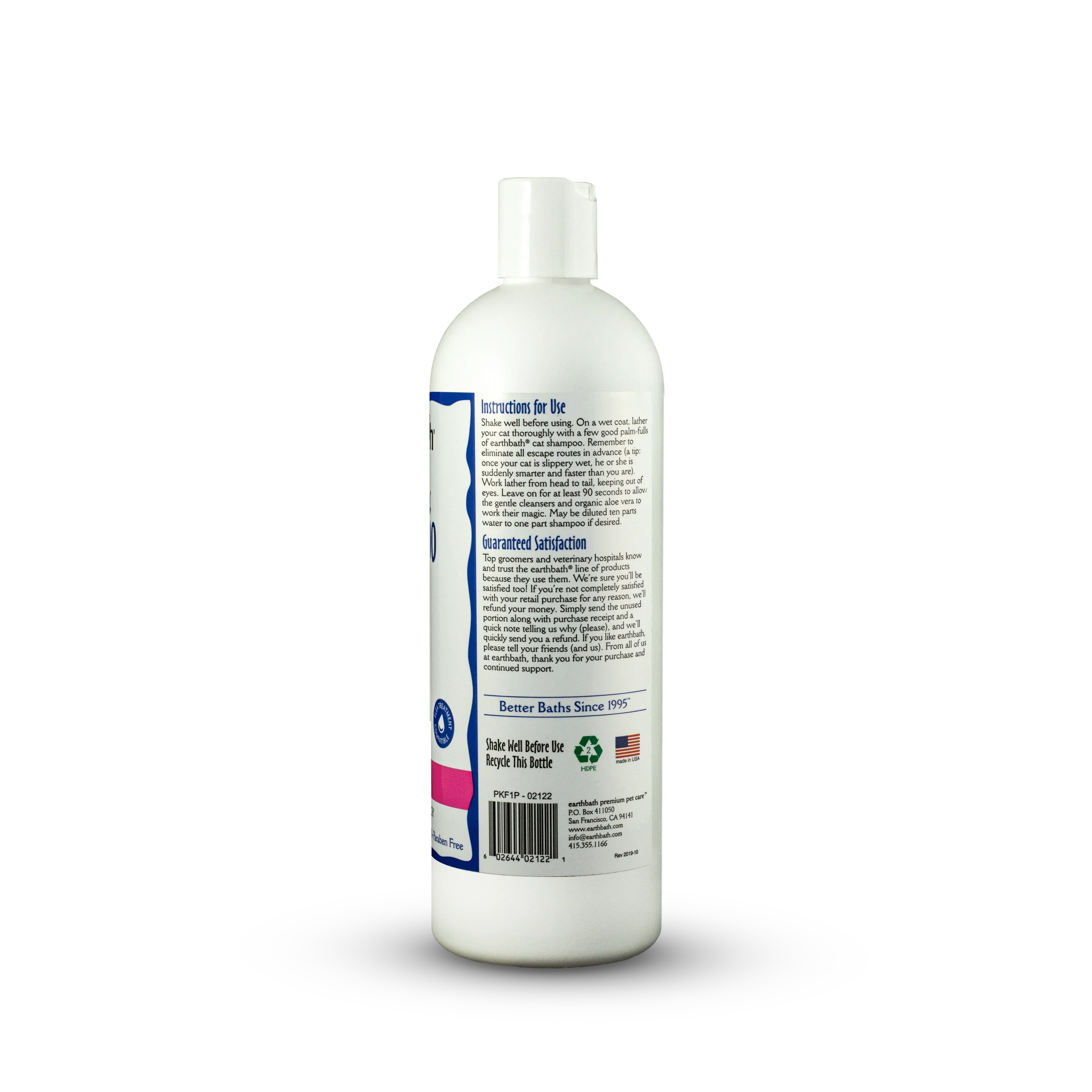 EarthBath Hypo Allergenic Fragrance Free Shampoo for Cats - Image 6