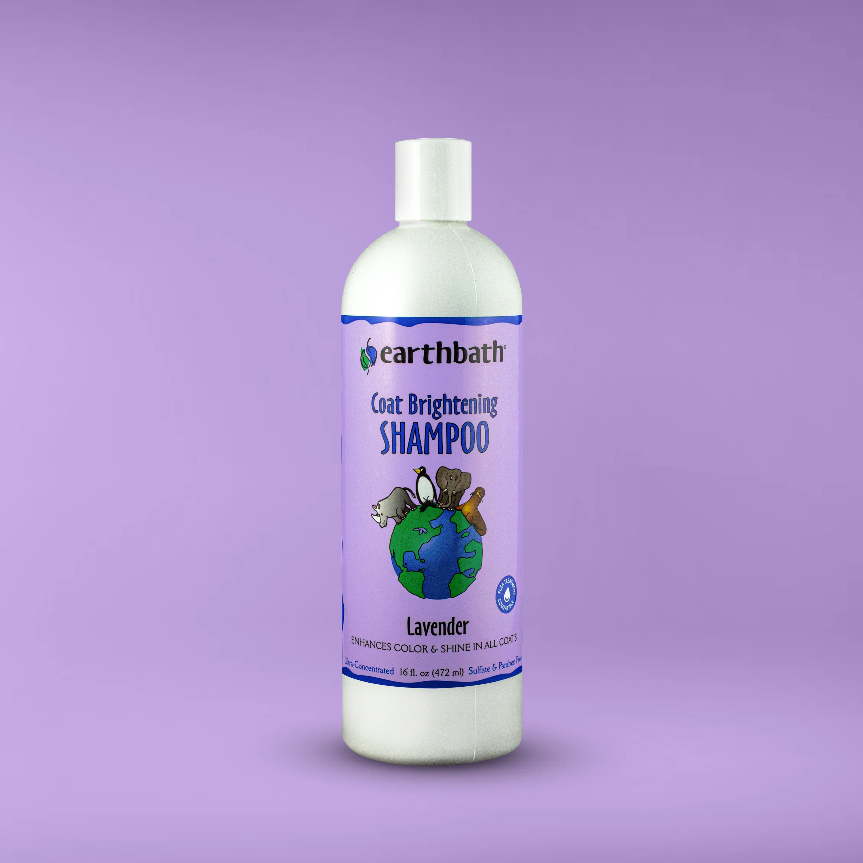 EarthBath Lavender Coat Brightening Shampoo for Dogs and Cats