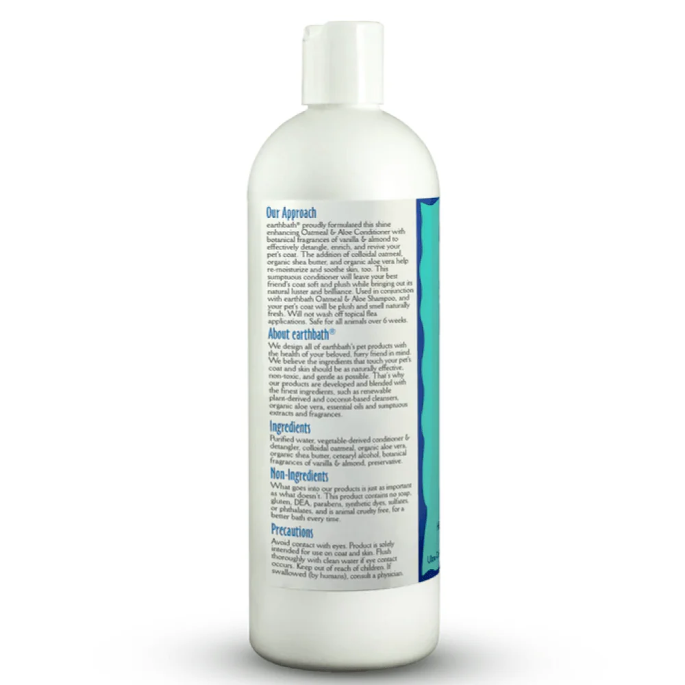 EarthBath Oatmeal & Aloe Conditioner Vanilla & Almond for Dogs and Cats - Image 4