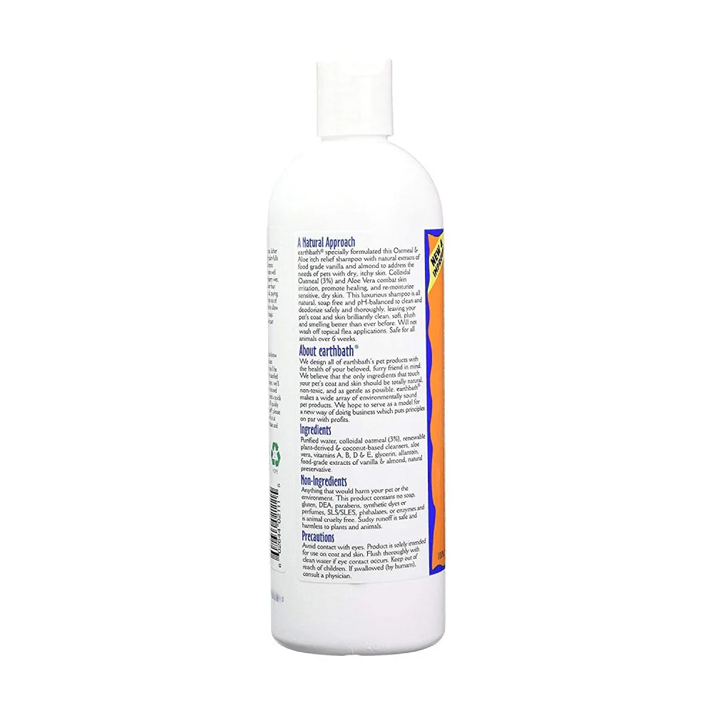 EarthBath Oatmeal & Aloe Shampoo Vanilla & Almond for Dogs and Cats - Image 4
