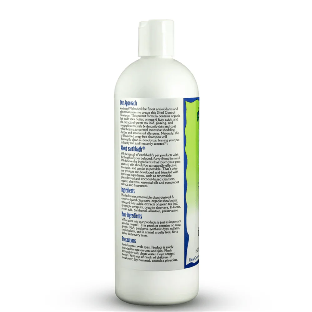 EarthBath Shed Control Green Tea & Awapuhi Shampoo for Dogs and Cats - Image 3