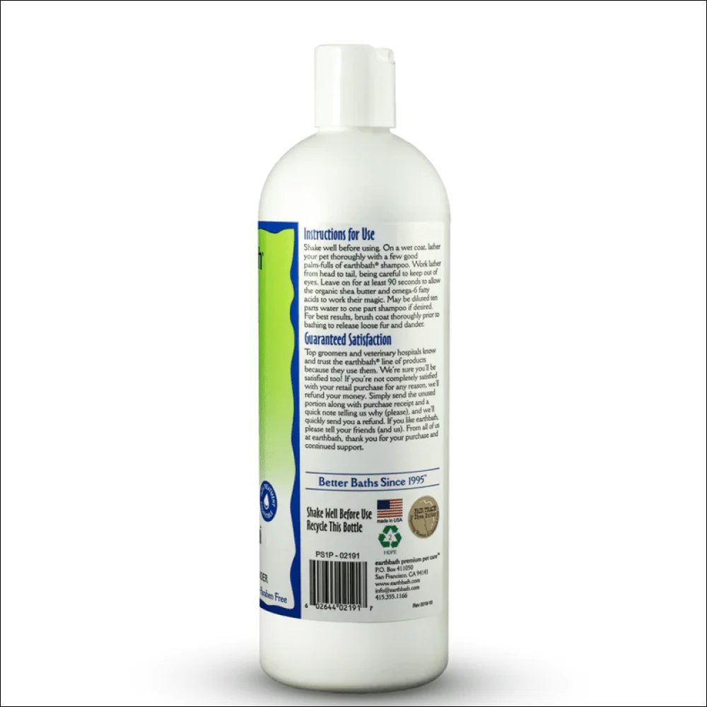 EarthBath Shed Control Green Tea & Awapuhi Shampoo for Dogs and Cats - Image 4