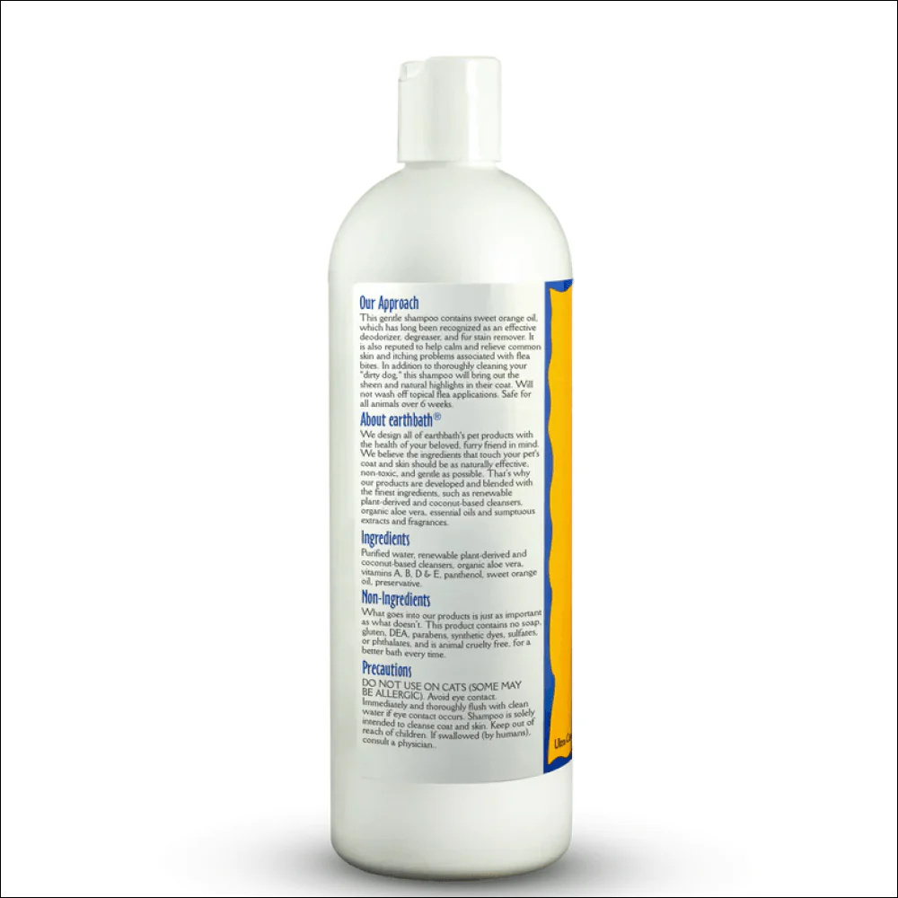 EarthBath Sweet Orange Oil Dirty Shampoo for Dogs - Image 4