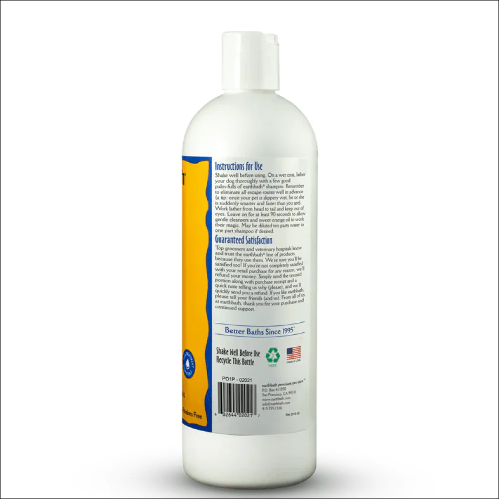 EarthBath Sweet Orange Oil Dirty Shampoo for Dogs - Image 5